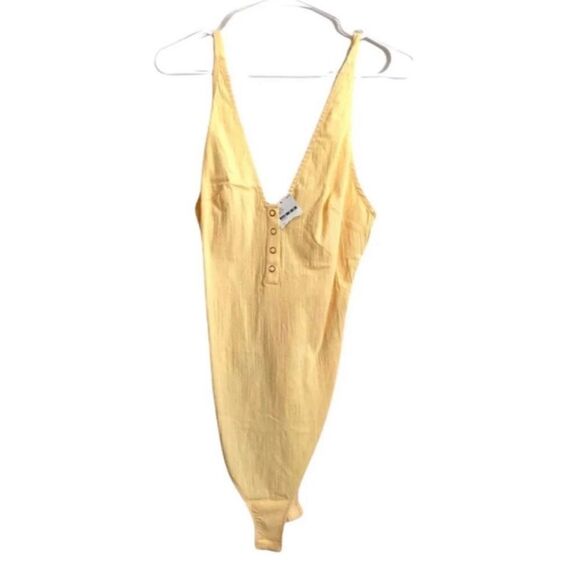Free People Yellow Bodysuit - Picture 2 of 6